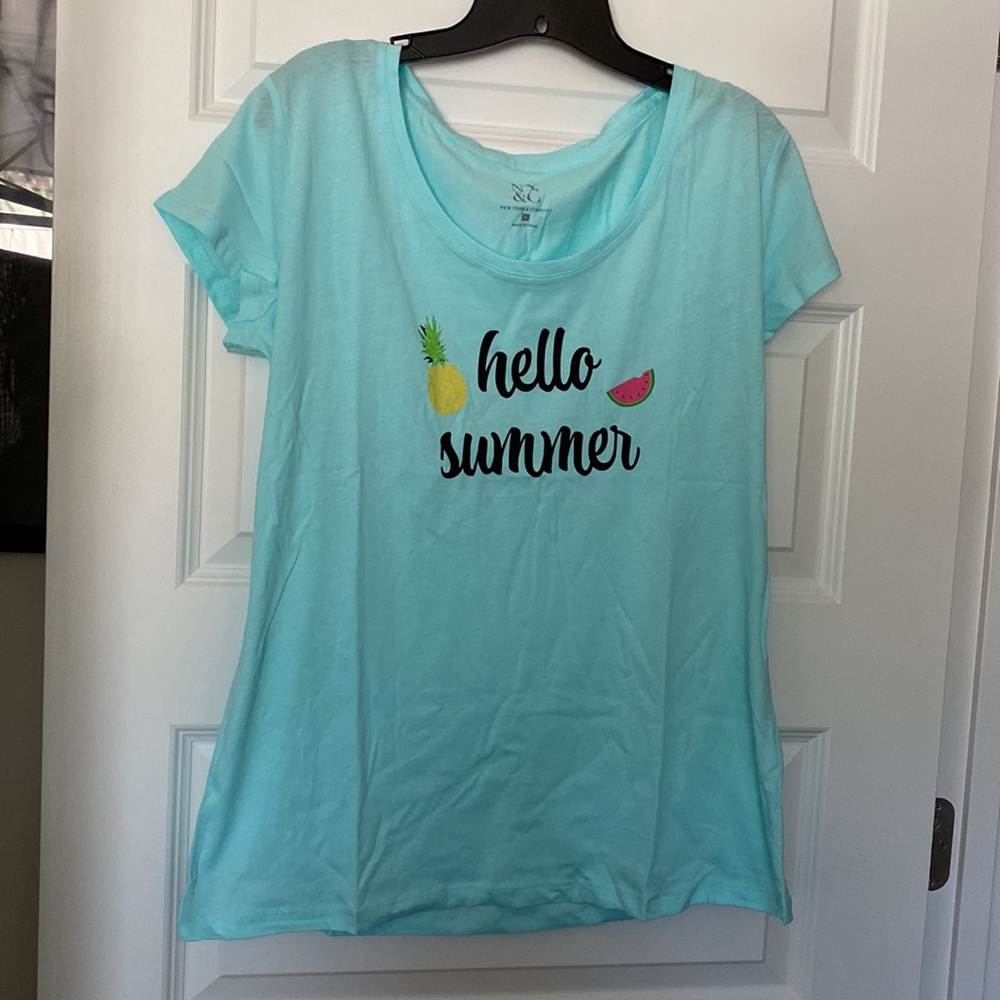 Cute NY&CO Hello Summer Tee